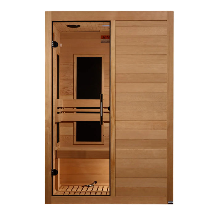 (New 2026 Model) Dynamic "Lucca" 2 Person Low EMF FAR IR Sauna (DYN-6215-05)