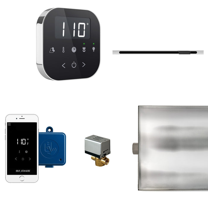 AirButler Linear Steam Shower Control Package with AirTempo Control and Linear SteamHead - Sauna Heater Supply