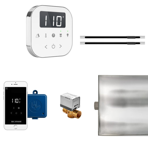 AirButler Max Linear Steam Shower Control Package with AirTempo Control and Linear SteamHead - Sauna Heater Supply