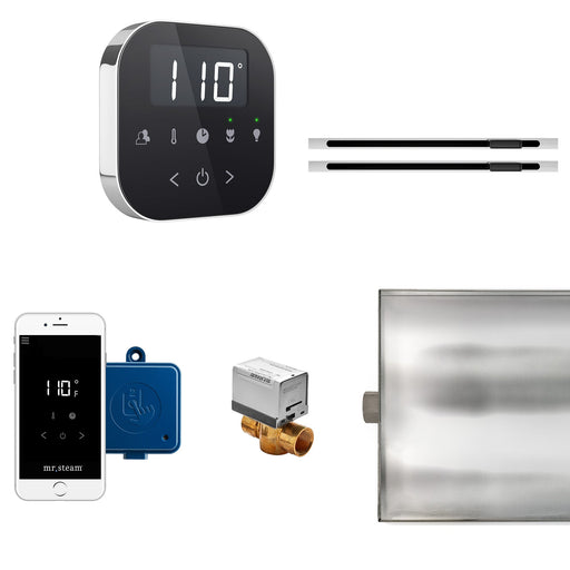 AirButler Max Linear Steam Shower Control Package with AirTempo Control and Linear SteamHead - Sauna Heater Supply