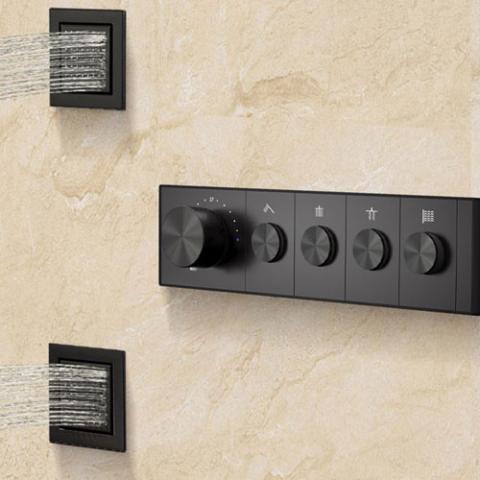Kohler Anthem, 3 - outlet Thermostatic Valve Control Panel - Sauna Heater Supply