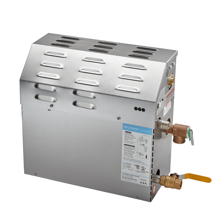 MS (XButler) 6 kW (6000 W) Steam Shower Generator Package with iSteamX Control in Black - Sauna Heater Supply
