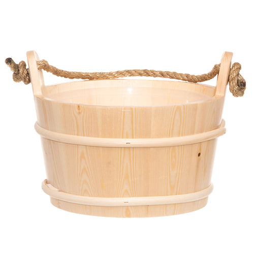 Rento Sauna Bucket, Spruce, Rope Handle, 4L