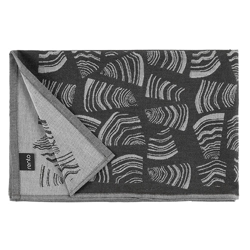 Rento Seat Cover, 100% Cotton, Coal Black, 20" x 59"