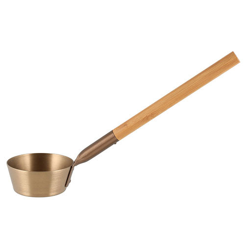 Rento Sauna Ladle, Thermo-Bamboo Handle w/ Aluminum