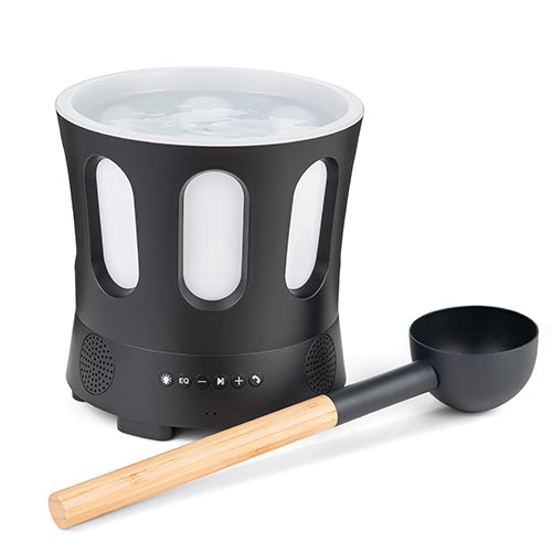 SaunaLife Zone Set Bluetooth Sauna Bucket and Ladle Set