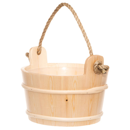 Rento Sauna Bucket, Spruce, Rope Handle, 4L