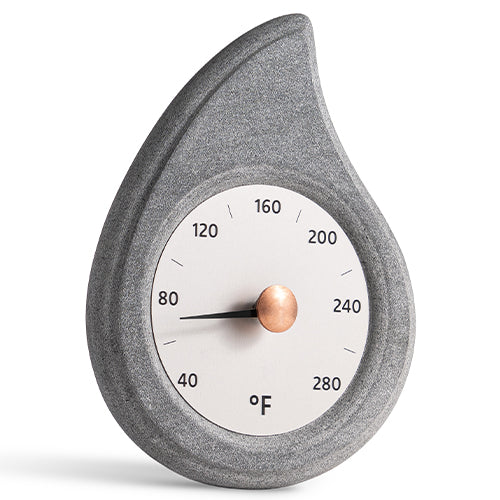 Hukka Sauna Thermometer, Fahrenheit, Droplet