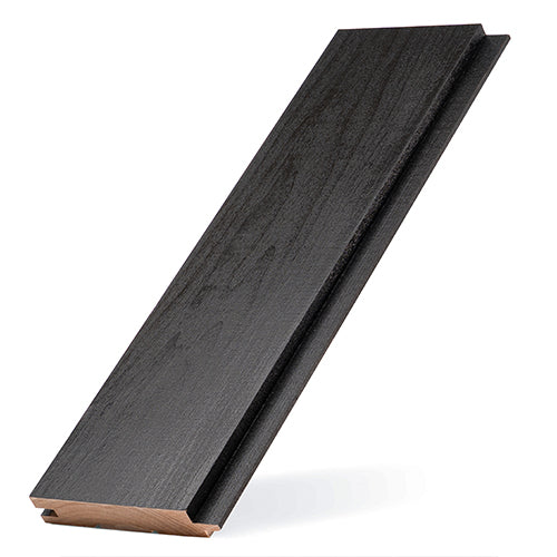 ProSaunas Sauna Wood, Black-Wax Finished, Tongue & Groove, Nickel-Gap, Wall Material