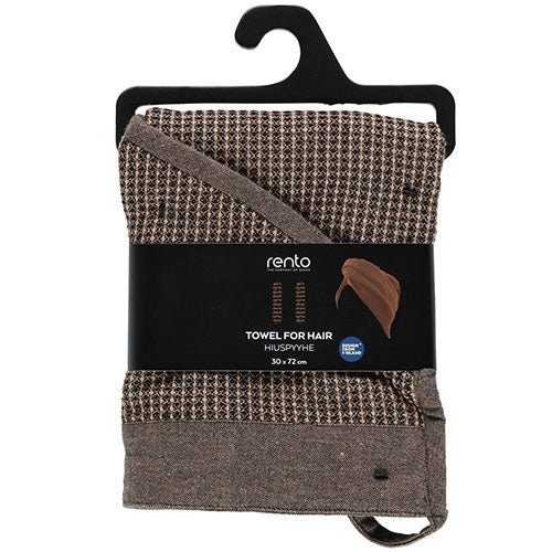 Rento Hair Towel, Coconut Shell Button