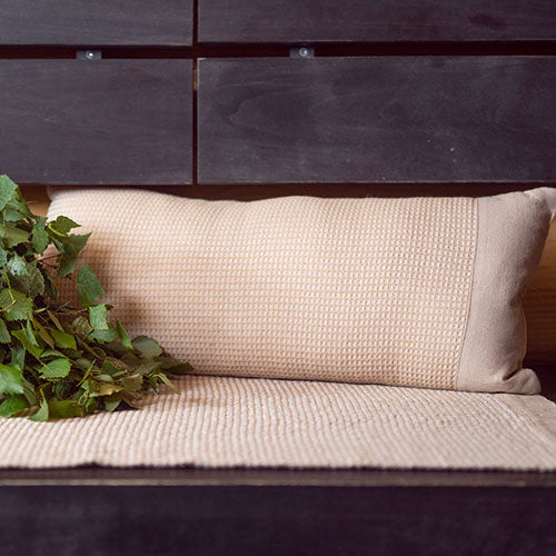 Rento Sauna Pillow, Cotton/Polyester, 20" x 9" x 5"