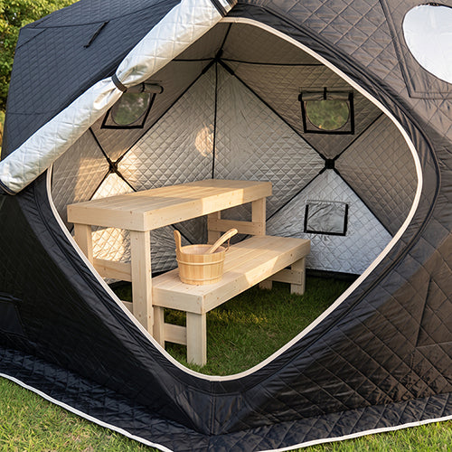 SaunaLife SaunaTrekker Bench Portable Tent Sauna Bench