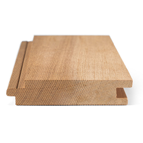 ProSaunas Sauna Wood, Vertical Grain, Clear Grade A+, Tongue & Groove, Nickel-Gap, Wall Material
