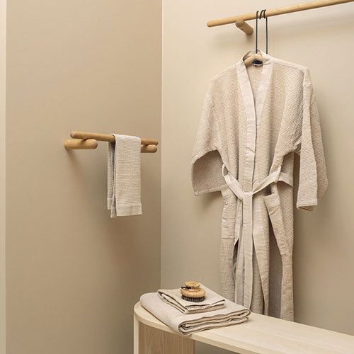 Rento Bath Robe, Cotton/Polyester, S/M