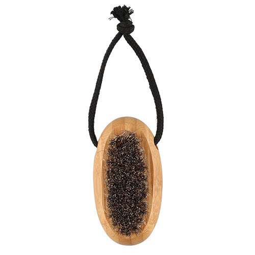 Rento Nail Brush, Oil-Treated Bamboo, Natural Bristles