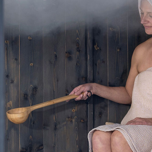 Rento Sauna Ladle, Thermo Laminated Bamboo