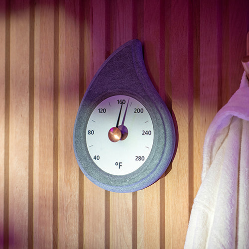 Hukka Sauna Thermometer, Fahrenheit, Droplet