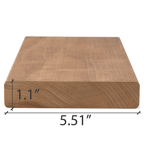 ProSaunas Sauna Wood, Thermally-Modified, Smooth 4 Sides Eased Edges, SHP Profile, Bench Material