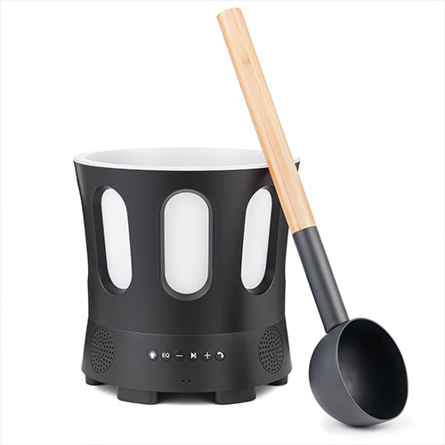 SaunaLife Zone Set Bluetooth Sauna Bucket and Ladle Set