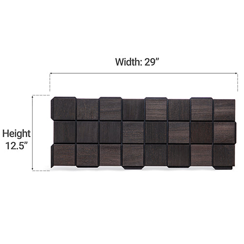 ProSaunas Sauna Wall Panels, Square Pattern
