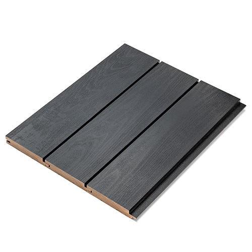 ProSaunas Sauna Wood, Black-Wax Finished, Tongue & Groove, Nickel-Gap, Wall Material