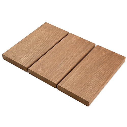 ProSaunas Sauna Wood, Thermally-Modified, Smooth 4 Sides Eased Edges, SHP Profile, Bench Material
