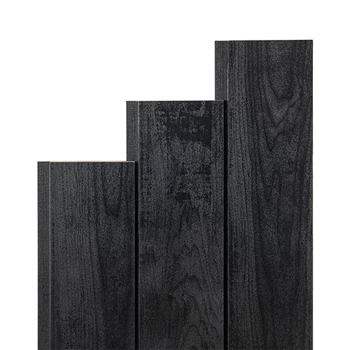 ProSaunas Sauna Wood, Black-Wax Finished, Tongue & Groove, Nickel-Gap, Wall Material