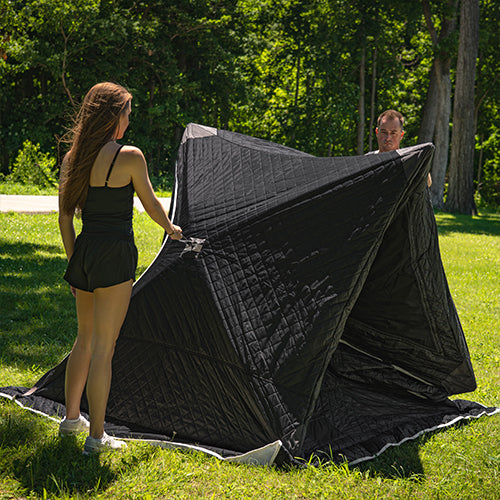 SaunaLife SaunaTrekker Portable Insulated Sauna Tent, Up to 4 Persons