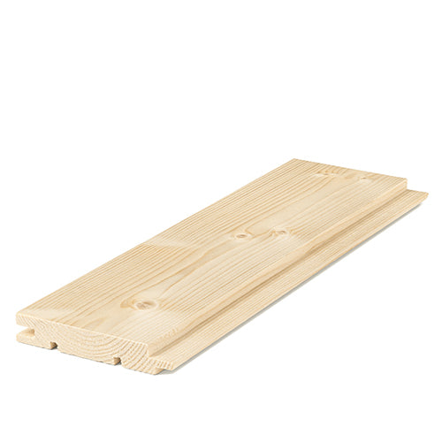 ProSaunas Sauna Wood, Tongue & Groove, STS4 Profile, Nickel-Gap, Wall Material