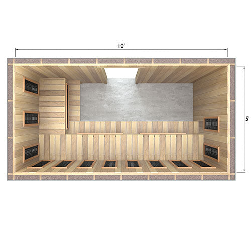 Finnmark Spectrum Plus™ 5' x 10' Infrared Heater Panel Kit