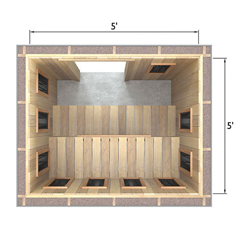 Finnmark Spectrum Plus™ 5' x 5' Infrared Heater Panel Kit
