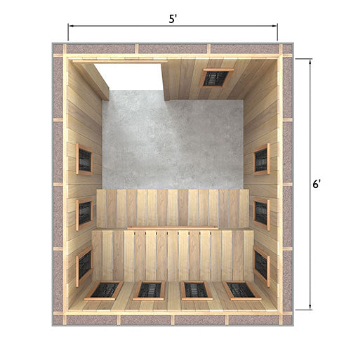 Finnmark Spectrum Plus™ 5' x 6' Infrared Heater Panel Kit