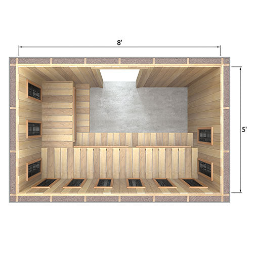 Finnmark Spectrum Plus™ 5' x 8' Infrared Heater Panel Kit