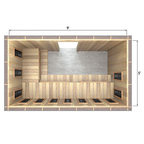Finnmark Spectrum Plus™ 5' x 9' Infrared Heater Panel Kit