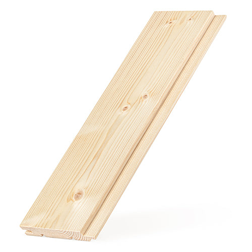 ProSaunas Sauna Wood, Tongue & Groove, STS4 Profile, Nickel-Gap, Wall Material