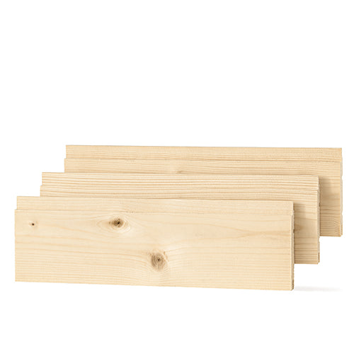 ProSaunas Sauna Wood, Tongue & Groove, STS4 Profile, Nickel-Gap, Wall Material