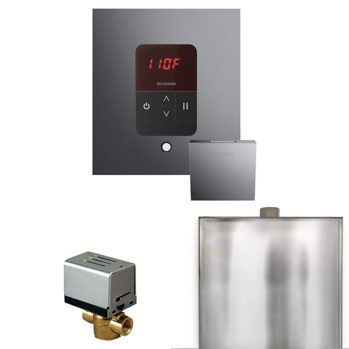 Basic Butler Steam Shower Control Package with Square iTempo Control and Steamhead