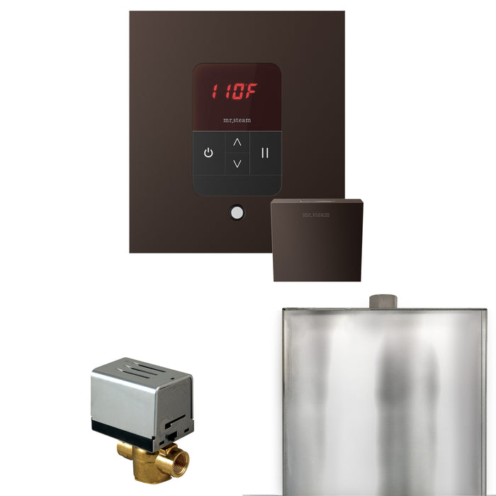 Basic Butler Steam Shower Control Package with Square iTempo Control and Steamhead