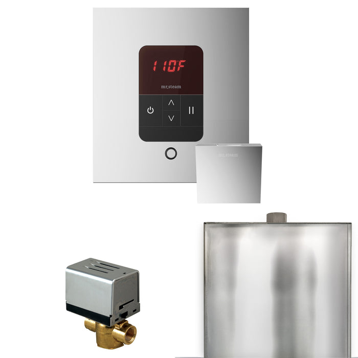 Basic Butler Steam Shower Control Package with Square iTempo Control and Steamhead