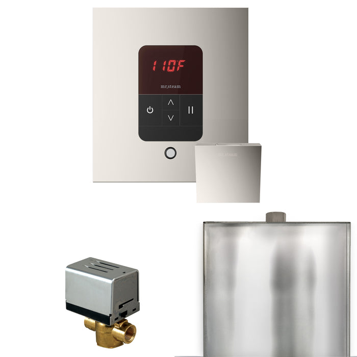 Basic Butler Steam Shower Control Package with Square iTempo Control and Steamhead