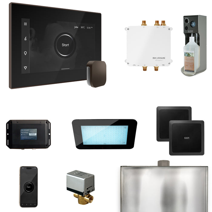 Bliss Steam Shower Control Package with iSteamX Control and Steamhead