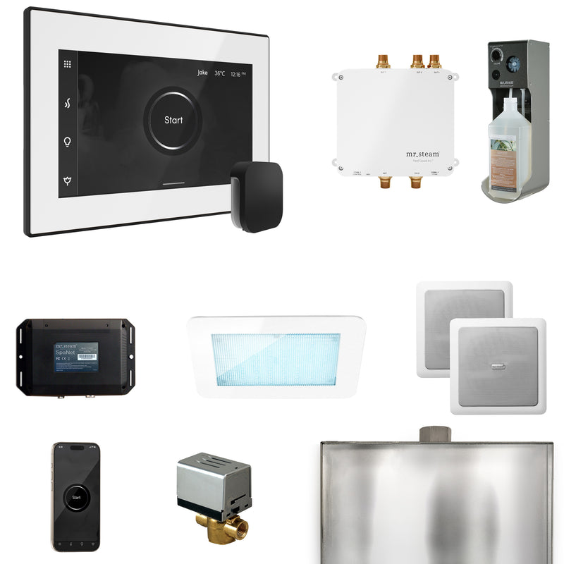 Bliss Steam Shower Control Package with iSteamX Control and Steamhead