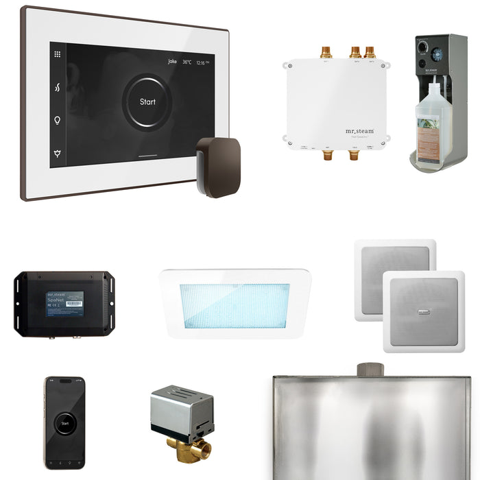 Bliss Steam Shower Control Package with iSteamX Control and Steamhead