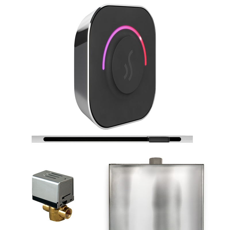 ButlerTouch Steam Shower Control Package with TempoTouch Control and Linear Steamhead