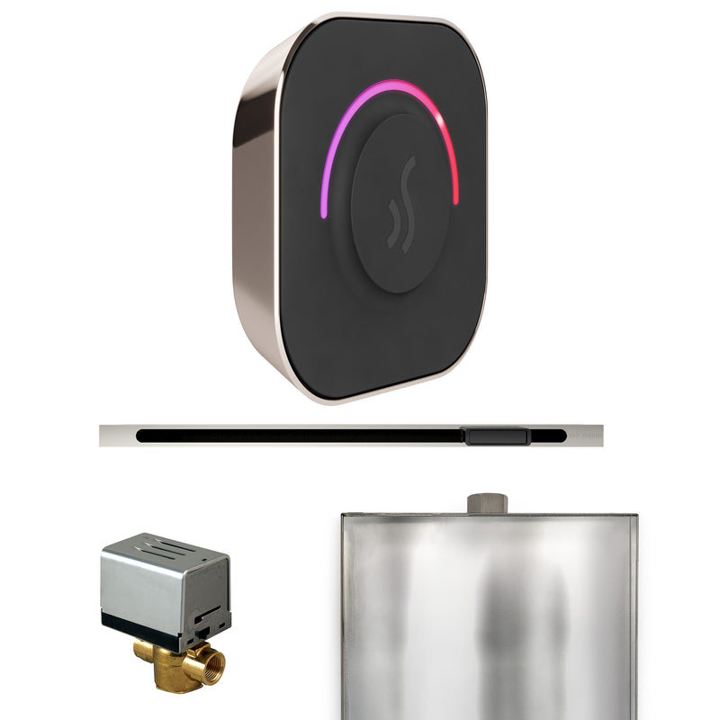 ButlerTouch Steam Shower Control Package with TempoTouch Control and Linear Steamhead