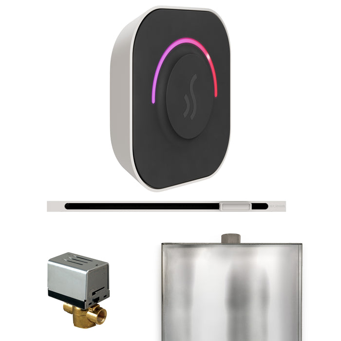 ButlerTouch Steam Shower Control Package with TempoTouch Control and Linear Steamhead