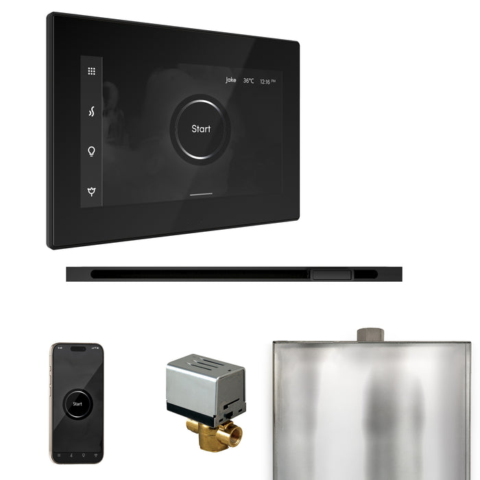 XButler Steam Shower Control Package with iSteamX Control and Linear Steamhead