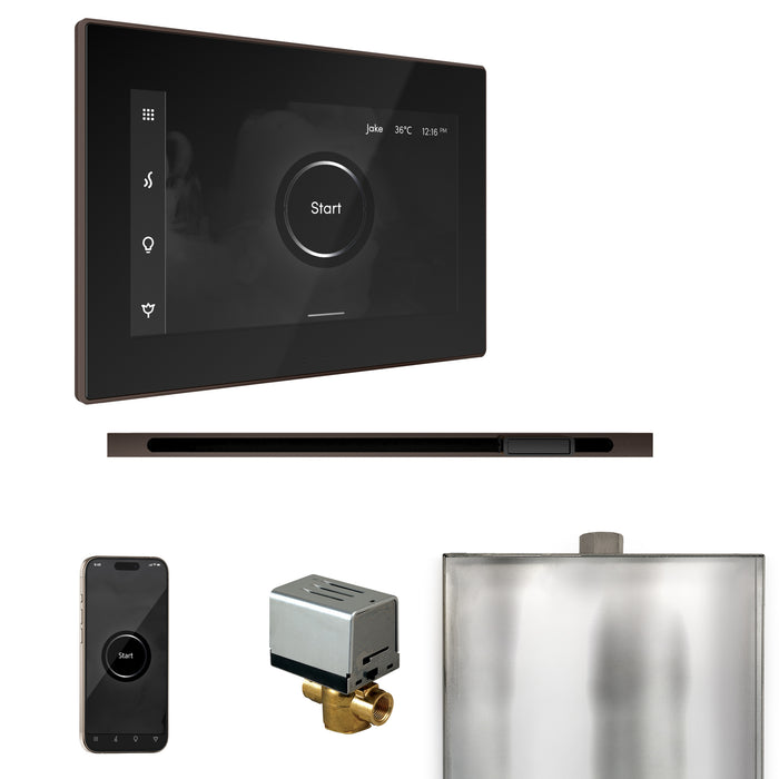 XButler Steam Shower Control Package with iSteamX Control and Linear Steamhead