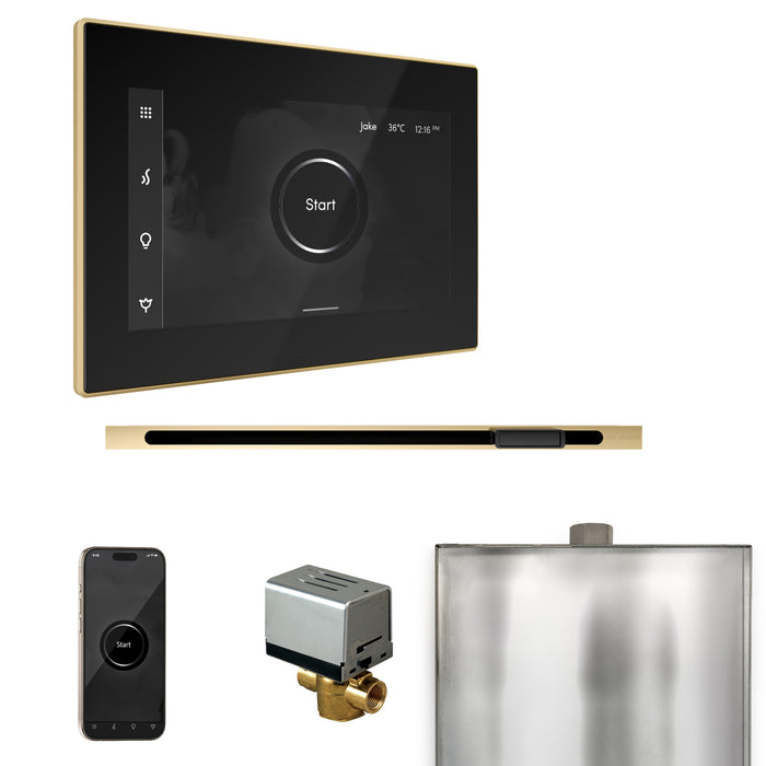 XButler Steam Shower Control Package with iSteamX Control and Linear Steamhead