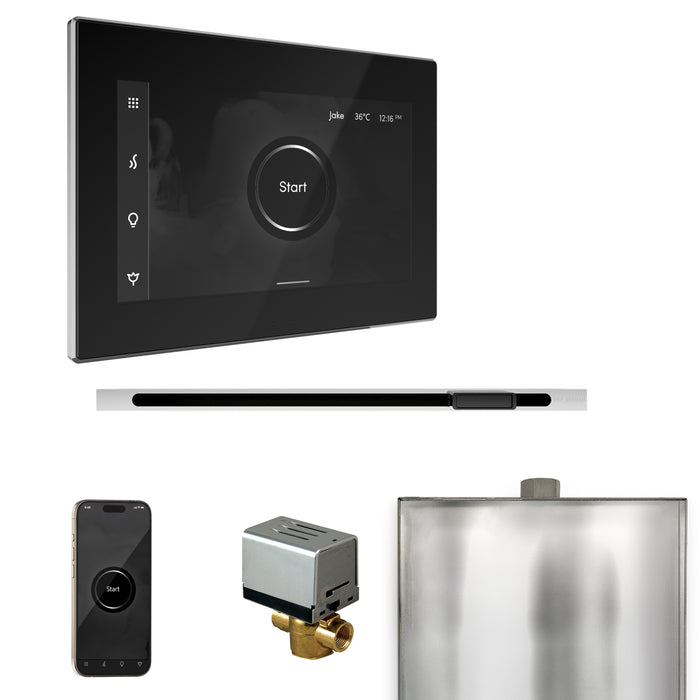 XButler Steam Shower Control Package with iSteamX Control and Linear Steamhead